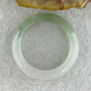 Type A Natural Green with White Jadeite Ring 3.87g 5.8 by 3.6mm US 8 HK 17.6 ( Close to Perfect ) - Huangs Jadeite and Jewelry Pte Ltd