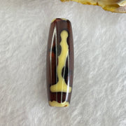 Natural Powerful Tibetan Old Oily Agate Guan Yin Dzi Bead Heavenly Master (Tian Zhu) 观音天珠 8.32g 37.7 by 11.6mm - Huangs Jadeite and Jewelry Pte Ltd