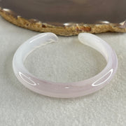 Natural Pinky Agate Fox Bange Internal Dimeter 59.0mm 25.35g 9.8 by 7.2mm - Huangs Jadeite and Jewelry Pte Ltd