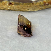 Natural Faceted Ametrine Parallelogram Shape 17.48ct 16.8 by 13.5 by 10.1mm - Huangs Jadeite and Jewelry Pte Ltd