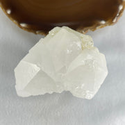 Natural Milky White Quartz Display 460.99g 83.3 by 70.1 by 94.2mm - Huangs Jadeite and Jewelry Pte Ltd