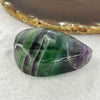 Natural Deep Intense Purple and Green Fluorite Crystal Mini Display 86.28g 55.3 by 41.6 by 21.1mm - Huangs Jadeite and Jewelry Pte Ltd