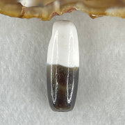 Natural Powerful Tibetan Old Oily Agate 1 Lines Dzi Bead Heavenly Master (Tian Zhu) 4.12g 28.5 by 10.0mm - Huangs Jadeite and Jewelry Pte Ltd