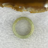Type A Green Jadeite Ring 3.26g 6.0 by 3.2mm US 7.25 HK 16 - Huangs Jadeite and Jewelry Pte Ltd