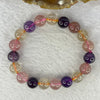 Natural Mixed Quartz Bracelet 28.46g 16.5cm 10.3mm 19 Beads - Huangs Jadeite and Jewelry Pte Ltd