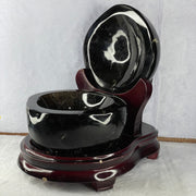 Natural Smoky Quartz Wealth Pot 4,091.6g 225.0 by 240.0 by  175.0 mm - Huangs Jadeite and Jewelry Pte Ltd