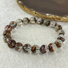 Natural Mixed Color Phantom Quartz Bracelet 32.87g 18cm 10.5mm 20 Beads - Huangs Jadeite and Jewelry Pte Ltd