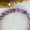 Natural Super 7 Crystal Bracelet 超七手链 13.42g 7.3 mm 27 Beads - Huangs Jadeite and Jewelry Pte Ltd