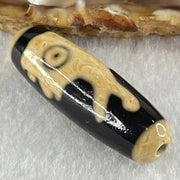 Natural Powerful Tibetan Old Oily Agate Pig Dzi Bead Heavenly Master (Tian Zhu) 猪天珠 9.21g 38.9 by 12.5mm - Huangs Jadeite and Jewelry Pte Ltd