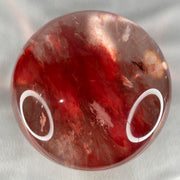 Cherry Quartz Sphere Ball with Wooden Stand 3,320.5g 145.0 by 170.0mm - Huangs Jadeite and Jewelry Pte Ltd