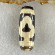 Natural Powerful Tibetan Old Oily Double Bodhi Tree Dzi Bead Heavenly Master (Tian Zhu) 菩提树天珠 5.06g 28.6 by 10.8mm - Huangs Jadeite and Jewelry Pte Ltd