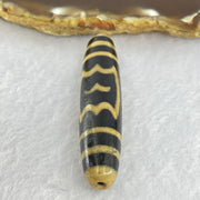 Natural Powerful Tibetan Old Oily Agate Garuda Long Dzi Bead Heavenly Master (Tian Zhu) 15.26g 57.4 by 13.5mm - Huangs Jadeite and Jewelry Pte Ltd