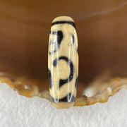 Natural Powerful Tibetan Old Oily Monkey Agate Dzi Bead Heavenly Master (Tian Zhu) 猴天珠 9.14g 37.8 by 12.5mm - Huangs Jadeite and Jewelry Pte Ltd