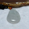 Type A Light Lavender Jadeite Ruyi Pendent 16.17g 42.2 by 26.8 by 6.8mm - Huangs Jadeite and Jewelry Pte Ltd