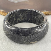 Natural Apache Tears Obsidian Bangle 126.01g Inner Diameter 56.7mm 27.6 by 9.6mm - Huangs Jadeite and Jewelry Pte Ltd