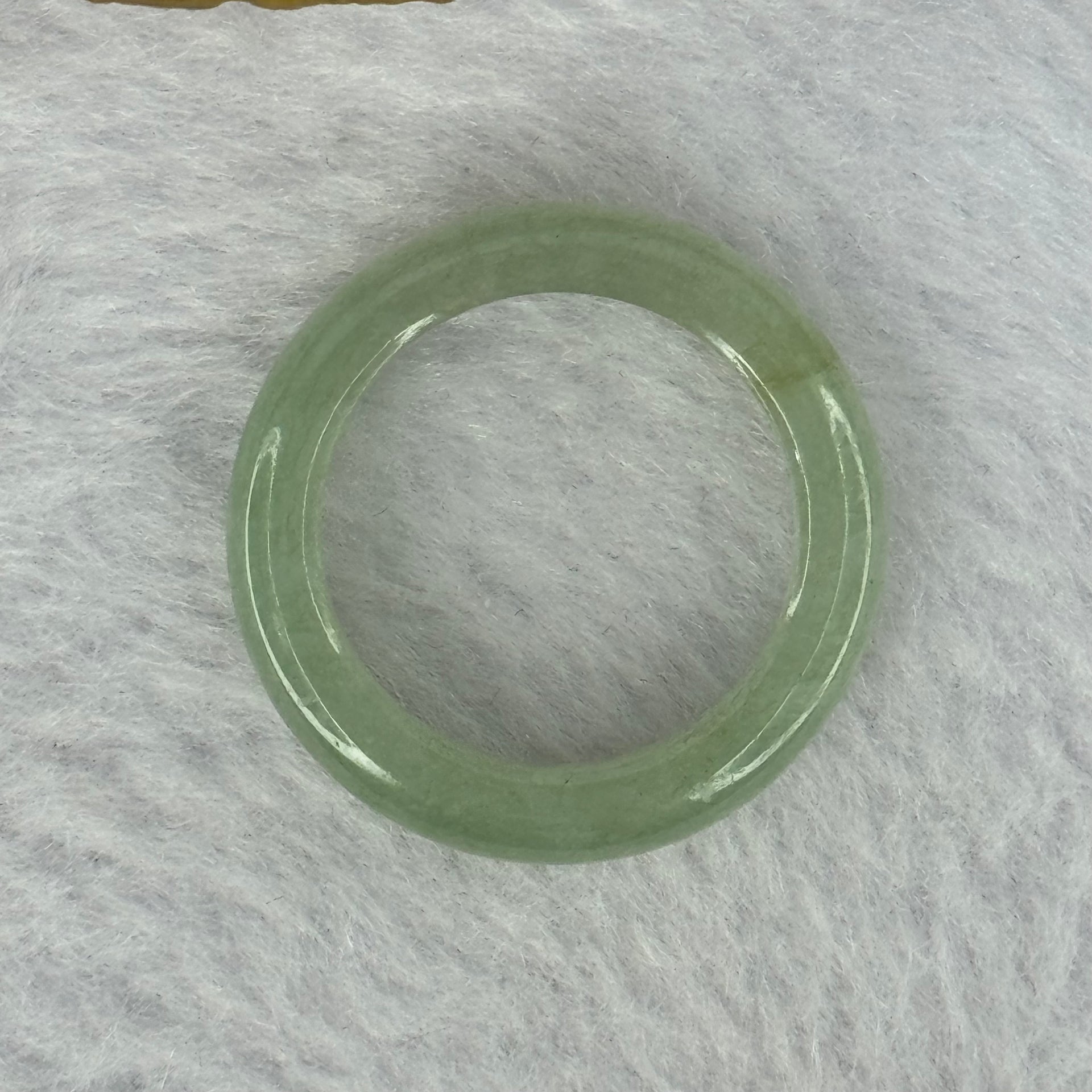 Type A Green Jadeite Ring 3.65g 5.8 by 3.8mm US7.25 HK16 - Huangs Jadeite and Jewelry Pte Ltd