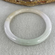 Natural Type A Lavender, Green & Yellow Jadeite Baby Bangle | (14.21g 5.9x6.3mm | Very Very Slight Internal Line | Blessed Protection, Vitality & Royal Fortune) - Huangs Jadeite and Jewelry Pte Ltd