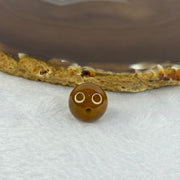 Type A Brown Jadeite Bead for Bracelet/Necklace/Earrings/Ring 4.13g 13.5mm - Huangs Jadeite and Jewelry Pte Ltd
