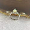 Opal 6.0 by 7.4 by 3.2 mm (estimated) in 925 Silver Ring 2.33g - Huangs Jadeite and Jewelry Pte Ltd