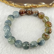Good Grade Natural Blue Rutilated Quartz Bracelet 40.13g 18cm 12.0mm 18 Beads - Huangs Jadeite and Jewelry Pte Ltd