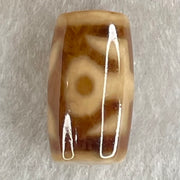 Natural Powerful Tibetan Old Oily Agate Patina Guiren Tairen Human Dzi Bead Totem Amulet Heavenly Master (Tian Zhu) 贵人天诛 4.79g 20.3 by 11.6mm - Huangs Jadeite and Jewelry Pte Ltd