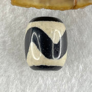Natural Powerful Tibetan Old Oily Agate Tiger Tooth Daluo Dzi Bead Heavenly Master (Tian Zhu) 2.75g 13.7 by 11.2mm - Huangs Jadeite and Jewelry Pte Ltd