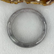 Baby Kids Type A Semi Icy Wuji Grey Jadeite Bangle Internal Diameter 40.1mm 25.02g 11.6 by 6.2mm (Fine Internal Lines) - Huangs Jadeite and Jewelry Pte Ltd