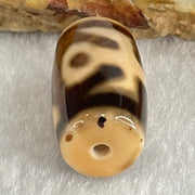 Natural Powerful Tibetan Old Oily Agate Patina Guiren Tairen Human Dzi Bead Totem Amulet Heavenly Master (Tian Zhu) 贵人天诛 4.92g 20.1 by 11.9mm - Huangs Jadeite and Jewelry Pte Ltd