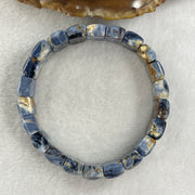Good Grade Natural Pietersite Shou Pai Bracelet 29.12g 17cm 13.2mm 22 Pcs - Huangs Jadeite and Jewelry Pte Ltd