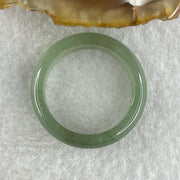 Type A Natural Green with Brownish Spot Jadeite Ring 2.87g 5.4 by 3.0mm US 7.5 HK 16.5 (Very Very Slight Internal Line) - Huangs Jadeite and Jewelry Pte Ltd
