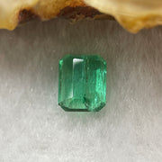 Natural Colombia Green Emerald (Beryl) Cut-Cornered Rectangular step cut 1.07ct 7.1 by 5.7 by 3.1mm - Huangs Jadeite and Jewelry Pte Ltd