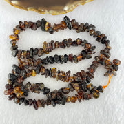 Natural Cognac Amber Beads Irregular Bracelet 34.60g 70cm 14.1 by 8.5 by 5.9mm to 7.8 by 7.1 by 4.9mm 139 Beads - Huangs Jadeite and Jewelry Pte Ltd