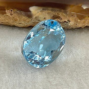 Natural Sky Blue Topaz Oval Shape 17.44ct 16.4 by 12.7 by 9.8mm - Huangs Jadeite and Jewelry Pte Ltd