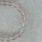 Natural Rose Quartz Beads Bracelet 天然玫瑰石英珠手链 20.54g 16cm 8.9mm 22 Beads - Huangs Jadeite and Jewelry Pte Ltd