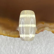 Natural Powerful Tibetan Old Oily Agate 3-Lines Dzi Bead Heavenly Master (Tian Zhu) 三行天诛 3.13g 17.7 by 9.9mm - Huangs Jadeite and Jewelry Pte Ltd
