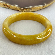 Yellowish Brown Sodium Feldspar Jade Bangle Internal Diameter 58.3mm 58.42g 14.0 by 10.2mm (Close to Perfect) - Huangs Jadeite and Jewelry Pte Ltd