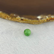 Type A Spicy Green Piao Hua Jadeite Beads for Bracelet/Necklace/Earrings/Ring 0.76g 7.7g - Huangs Jadeite and Jewelry Pte Ltd