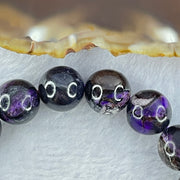 Very Good Grade Natural Sugilite Bracelet 天然苏纪石手链 46.25g 17cm 11.8mm 17 Beads - Huangs Jadeite and Jewelry Pte Ltd