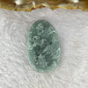 Type A Blueish Green Jadeite Scenary Shan Shui 山水 Pendant 7.42g 32.6 by 20.5 by 5.6mm - Huangs Jadeite and Jewelry Pte Ltd