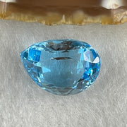 Natural Sky Blue Topaz Teardrop Shape 14.58ct 16.5 by 13.2 by 8.4mm - Huangs Jadeite and Jewelry Pte Ltd