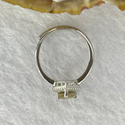 Natural Orange Opal In 925 Sliver Ring 1.97g 7.9 by 6.3 by 4.5 mm - Huangs Jadeite and Jewelry Pte Ltd