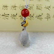 Type A Lavender Jadeite Pixiu Handphone Charm 2.77g 17.5 by 10.3 by 6.6mm - Huangs Jadeite and Jewelry Pte Ltd