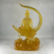Liuli Yellow Guan Yin Display 2,012.9g 144.0 by 80.0 by 250.0mm - Huangs Jadeite and Jewelry Pte Ltd