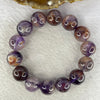 Natural Amethyst Phantom Quartz Bracelet 70.26g 15.4 mm 14 Beads - Huangs Jadeite and Jewelry Pte Ltd