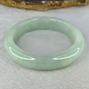 Type A Light Green Jadeite Bangle Internal Diameter 57.2mm 67.19g 14.0 by 8.9mm (Slight Internal Line) - Huangs Jadeite and Jewelry Pte Ltd