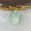 Type A Sky Blue Jadeite Pixiu Pendent A货天空蓝翡翠貔貅牌 6.46g by 22.8 by 11.4 by 11.8 mm - Huangs Jadeite and Jewelry Pte Ltd