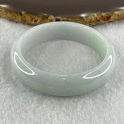 Type A Natural Green with Lavender Jadeite Bangle 41.07g Inner Diameter 50.0mm 13.9 by 6.5mm (Close to Perfect) - Huangs Jadeite and Jewelry Pte Ltd