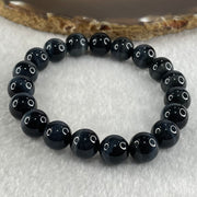 Natural Blue Tiger Eye Quartz Beads Bracelet 29.18g 16.5cm 10.5mm 19 Beads - Huangs Jadeite and Jewelry Pte Ltd