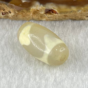 Natural Powerful Tibetan Old Oily Agate Tiger Tooth Daluo Dzi Bead Heavenly Master (Tian Zhu) 虎呀天诛 3.31g 19.8 by 10.5mm - Huangs Jadeite and Jewelry Pte Ltd