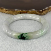 Type A Light Lavender with Green Piao Hua Bangle 49.42g 10.0 by 9.6mm Internal Diameter 54.0mm (Slight External Rough) - Huangs Jadeite and Jewelry Pte Ltd